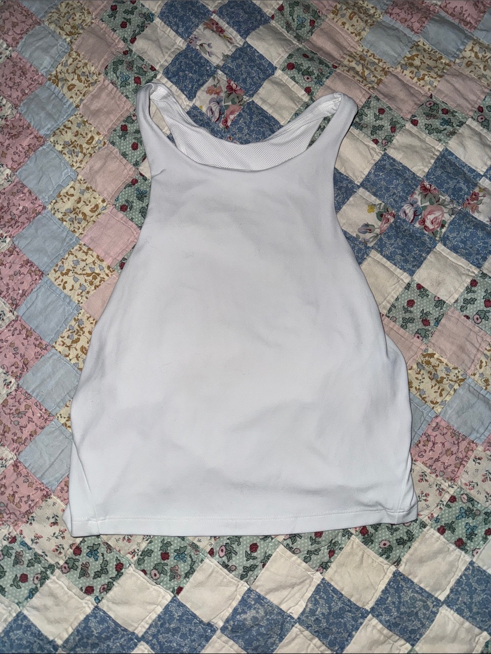 all in motion White Athletic Tank Top